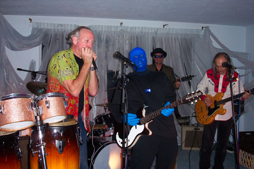 photo: Jumpin' Gene, Blue Man, Jeff Craft, Deacon Rice