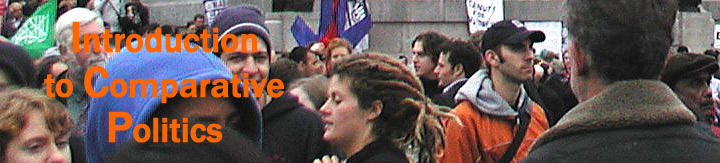 Protest in Lnodon's Trafalgar Square, A. James McAdams, 2002
