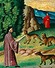 Thumbnail of Dante Encountering the Three Beasts and Virgil