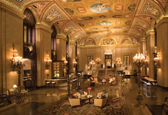 Lobby of The Palmer House - A Hilton hotel