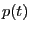 $p(t)$