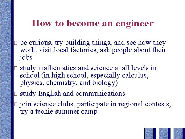 How To Become An Engineer