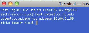 host command