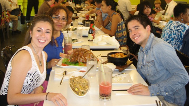 Group members enjoying meal at China-Town!!- 2010